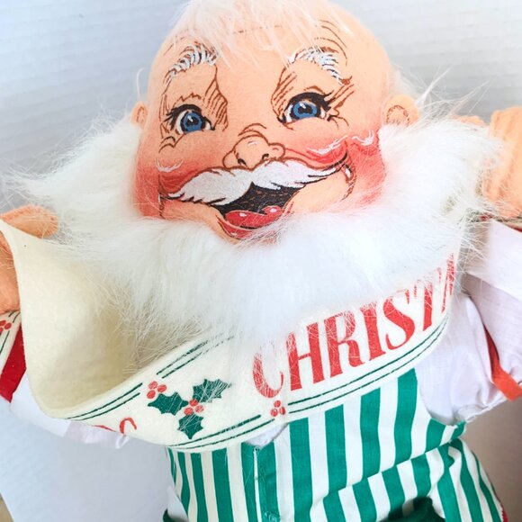 ANNALEE Mrs Claus Mr Santa Claus Merry Christmas 18” 1993 vntg Dolls - Picture 4 of 13